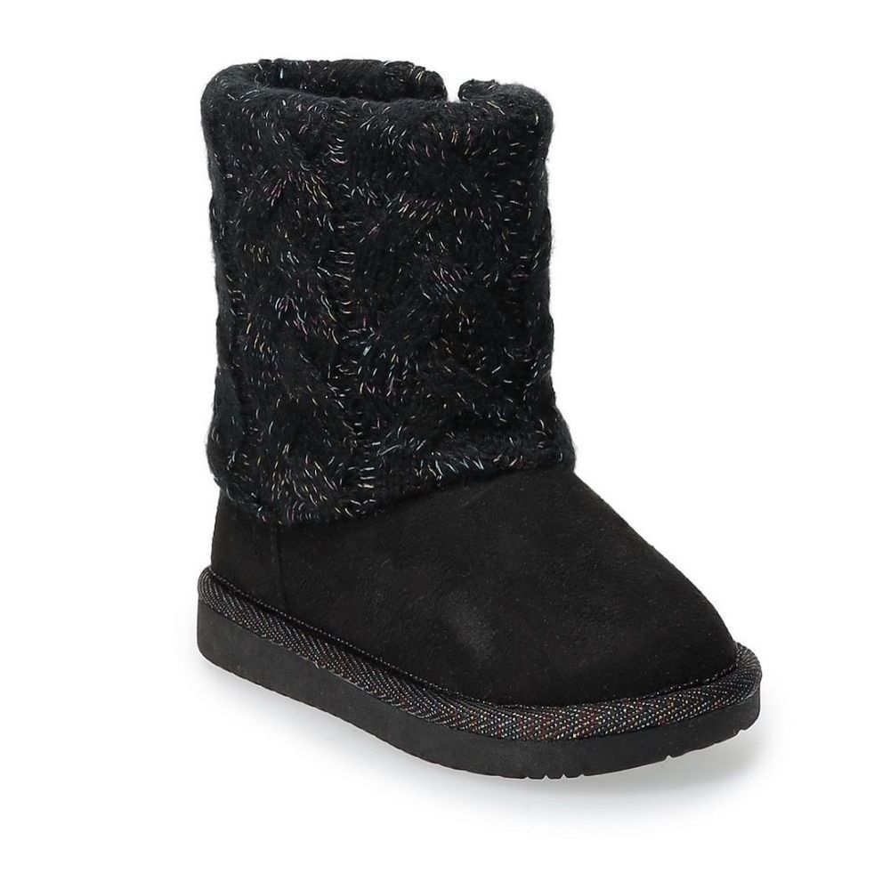 Jumping Beans “Reagann” faux suede boots toddler girl size 6